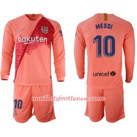 Maillot/Tenue Barcelone Messi 10 Enfant Troisieme 2018/2019 Manche Longue